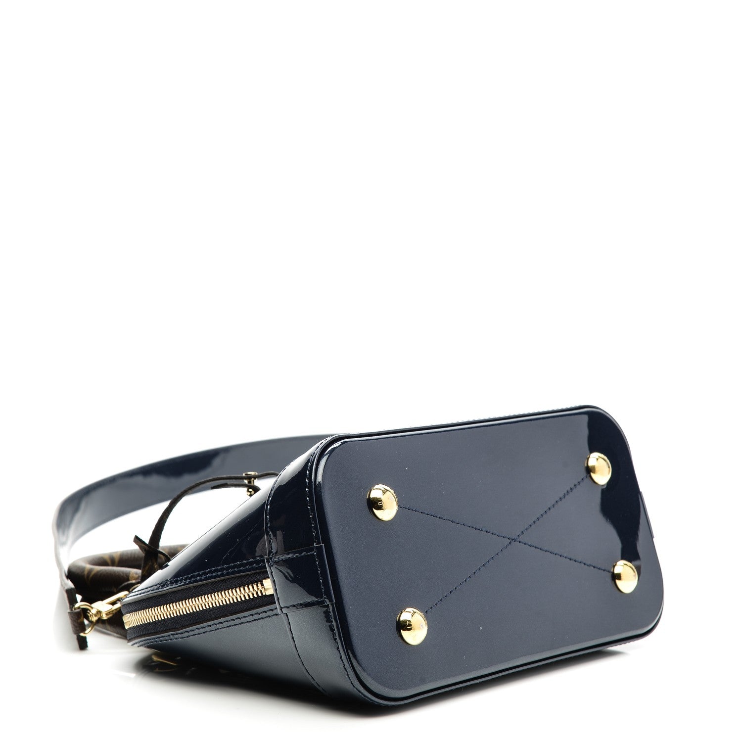 Louis Vuitton Patent Monogram Alma BB Marine 4 of 6