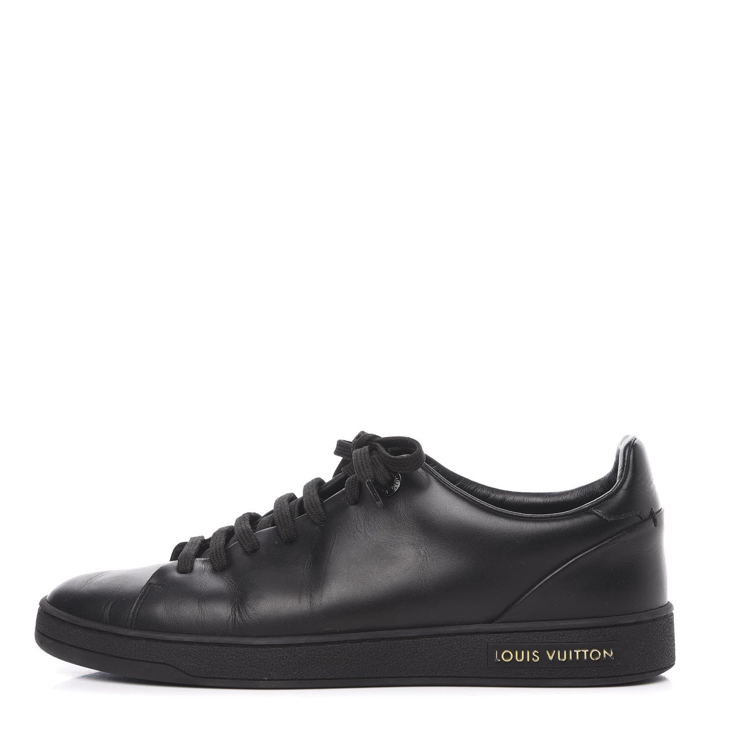 Louis Vuitton Calfskin Frontrow Sneakers 38 Black 1 of 13