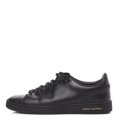 Louis Vuitton Calfskin Frontrow Sneakers 38 Black 1 of 13