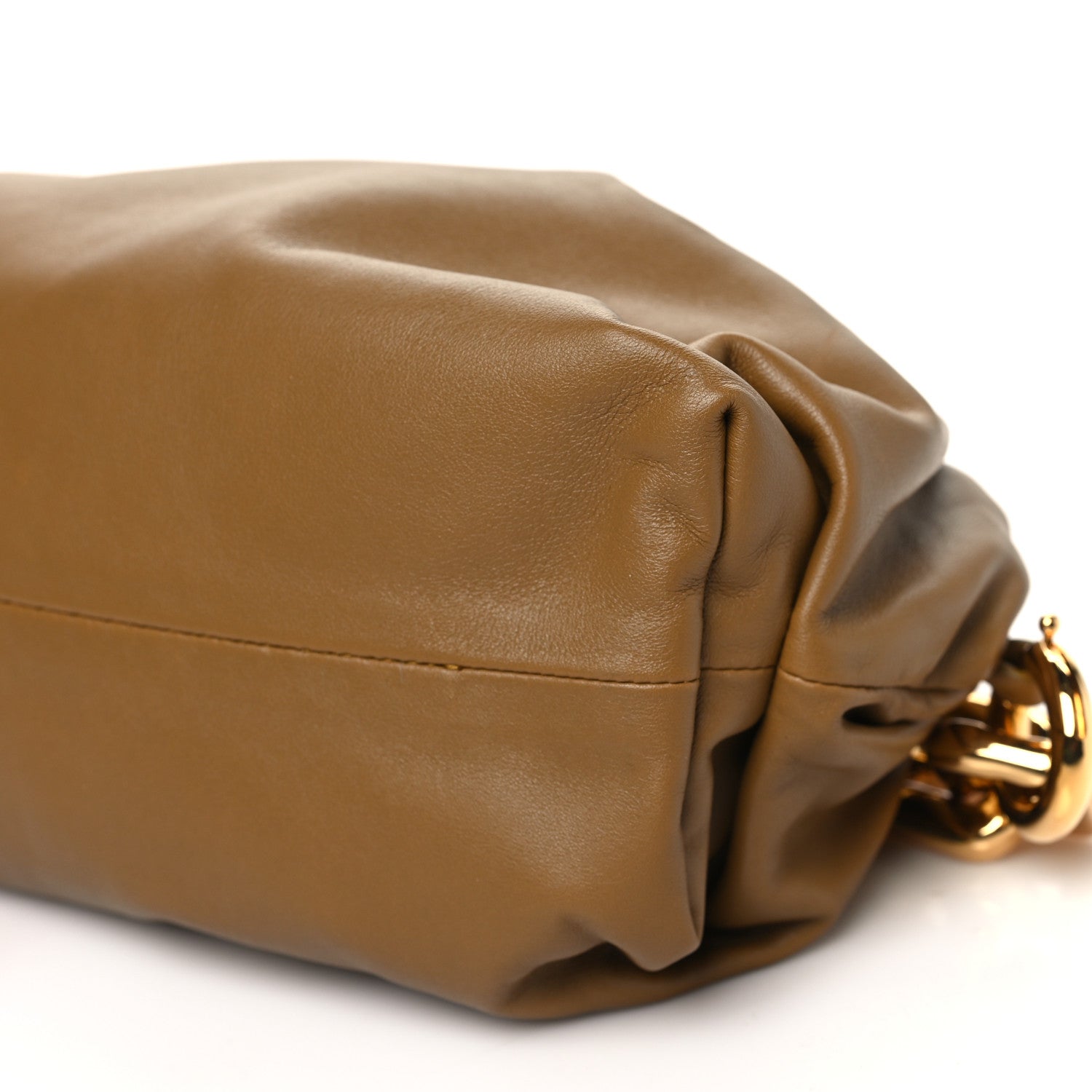 Bottega Veneta Calfskin The Pouch Chain Moutarde 10 of 10