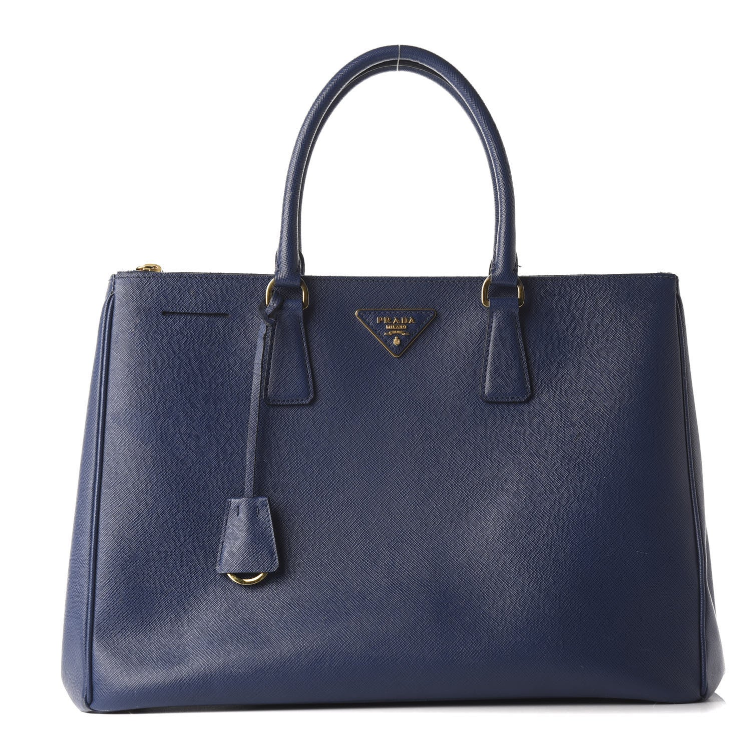 Prada Saffiano Medium Galleria Double Zip Tote Bluette 1 of 14