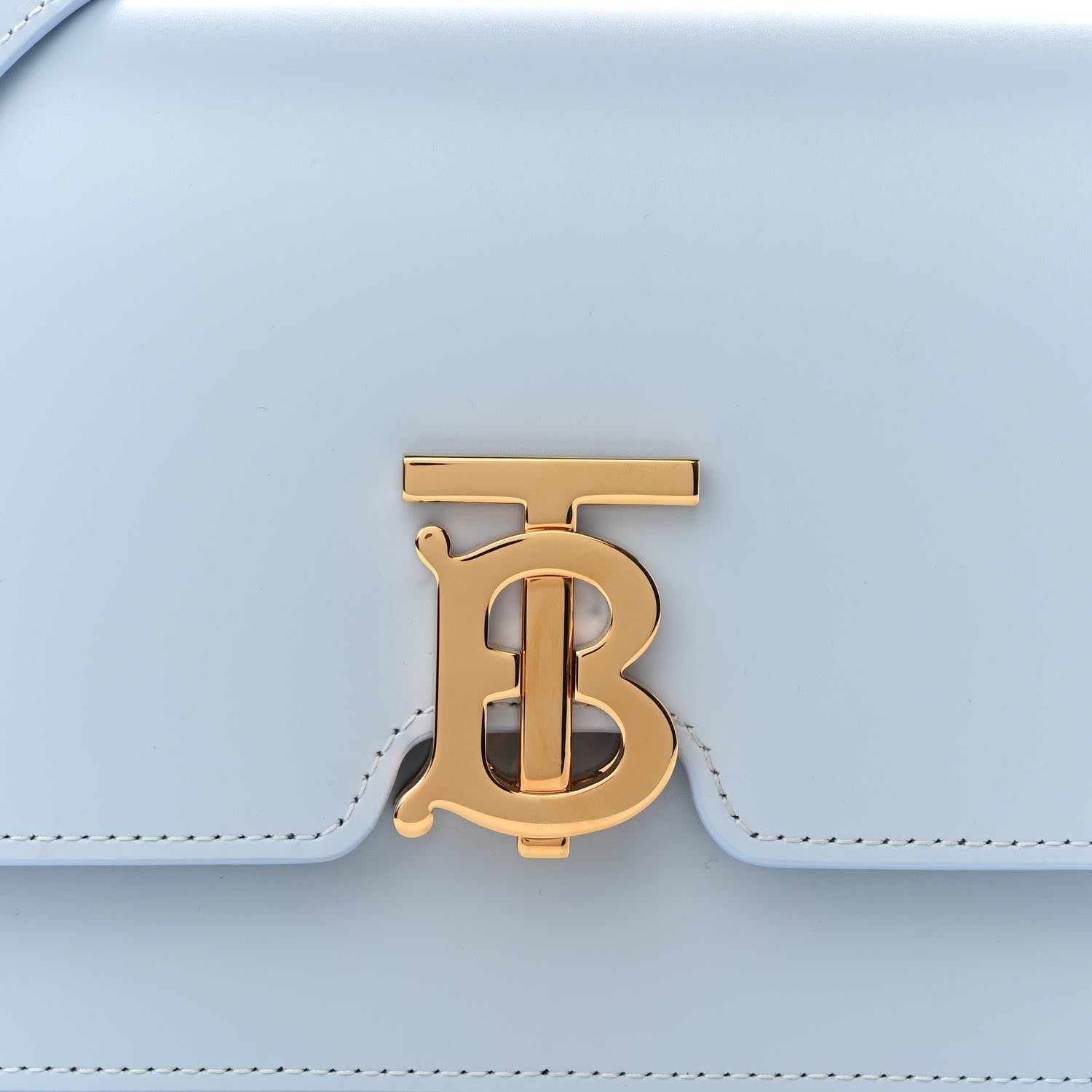 Burberry Calfskin Small TB Bag Pale Blue 7 of 8