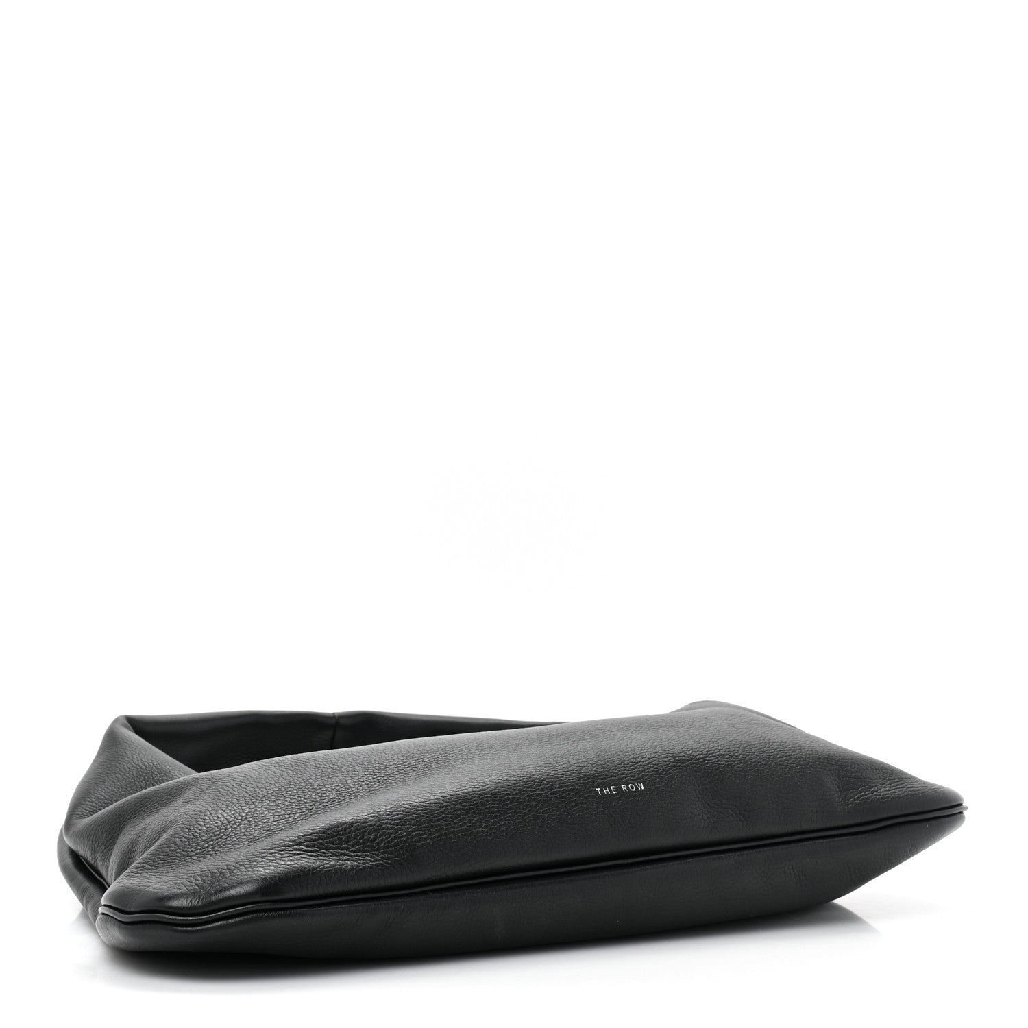The Row Grained Calfskin Small Everyday Shoulder Bag Black 4 of 9