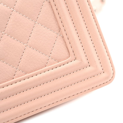 Chanel Calfskin Quilted Small Boy Flap Light Pink 11 of 12