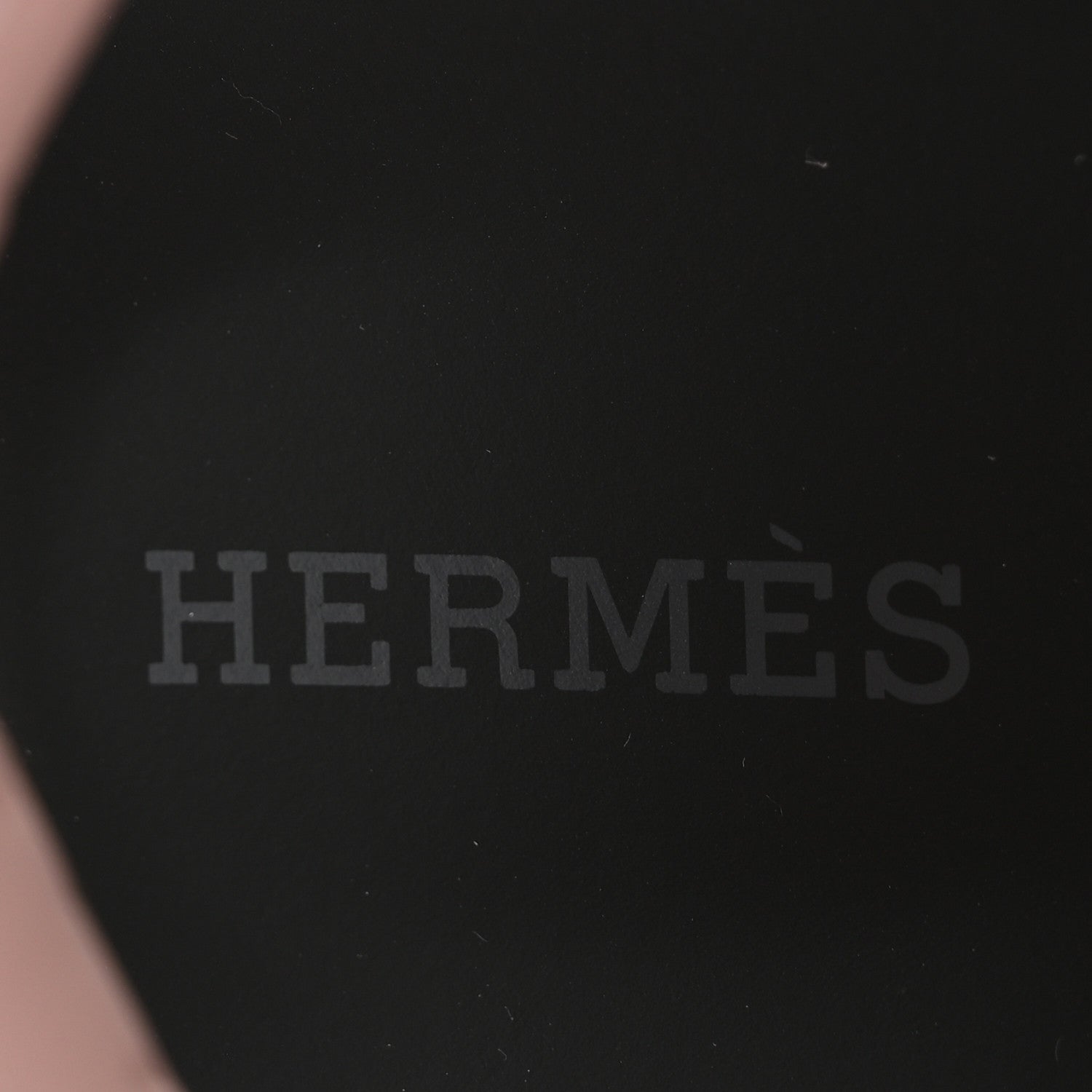 Hermes Lambskin Junior Womens Sandals 37.5 Rose Pale 8 of 10