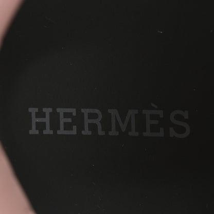 Hermes Lambskin Junior Womens Sandals 37.5 Rose Pale 8 of 10