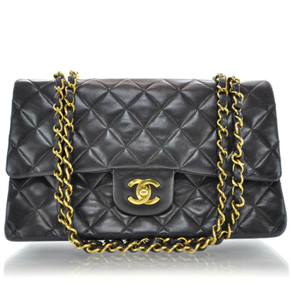 Chanel Lambskin Medium Double Flap Black 1 of 11