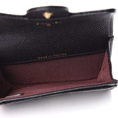 Chanel Caviar Quilted Flap Card Holder Black 5 of 9