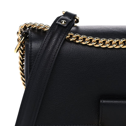 Alexander McQueen Calfskin Small Twin Skull Chain Crossbody Black 10 of 12