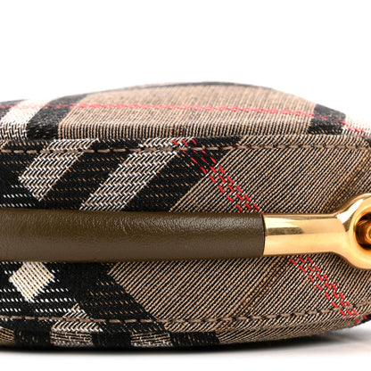 Burberry Housecheck Bridle Runway Clutch Brush Brush Brown 10 of 10