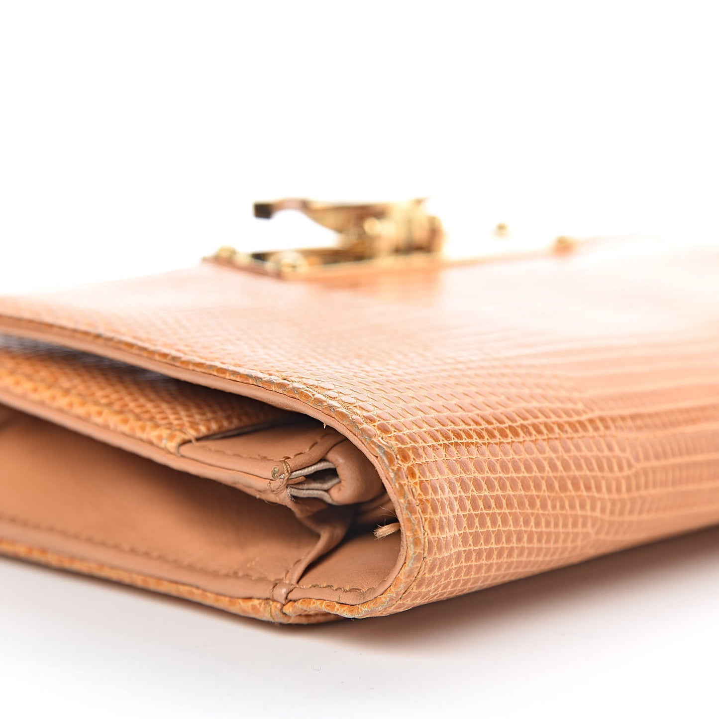Lizard Golden Class Wallet on Chain WOC Orange