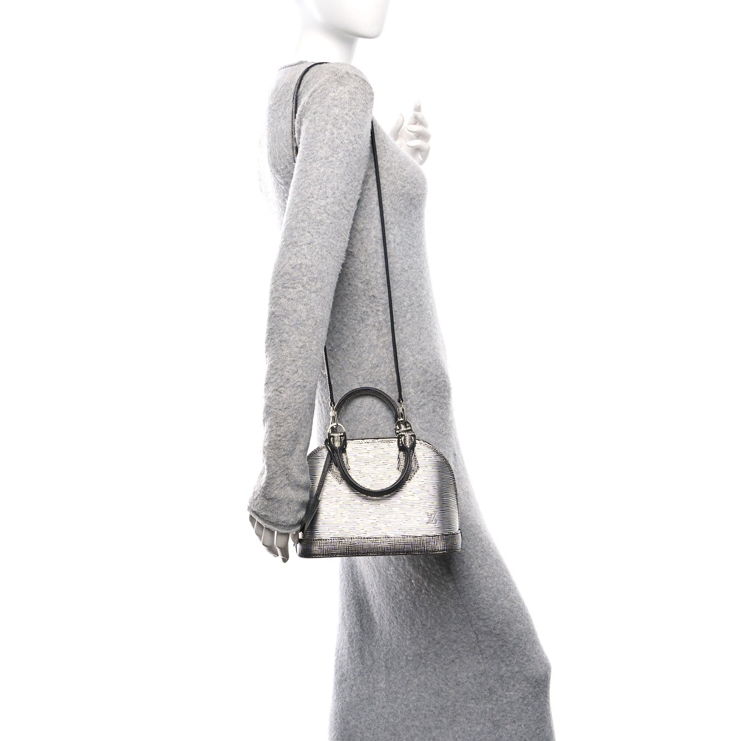 Louis Vuitton Epi Alma BB Platine 2 of 11