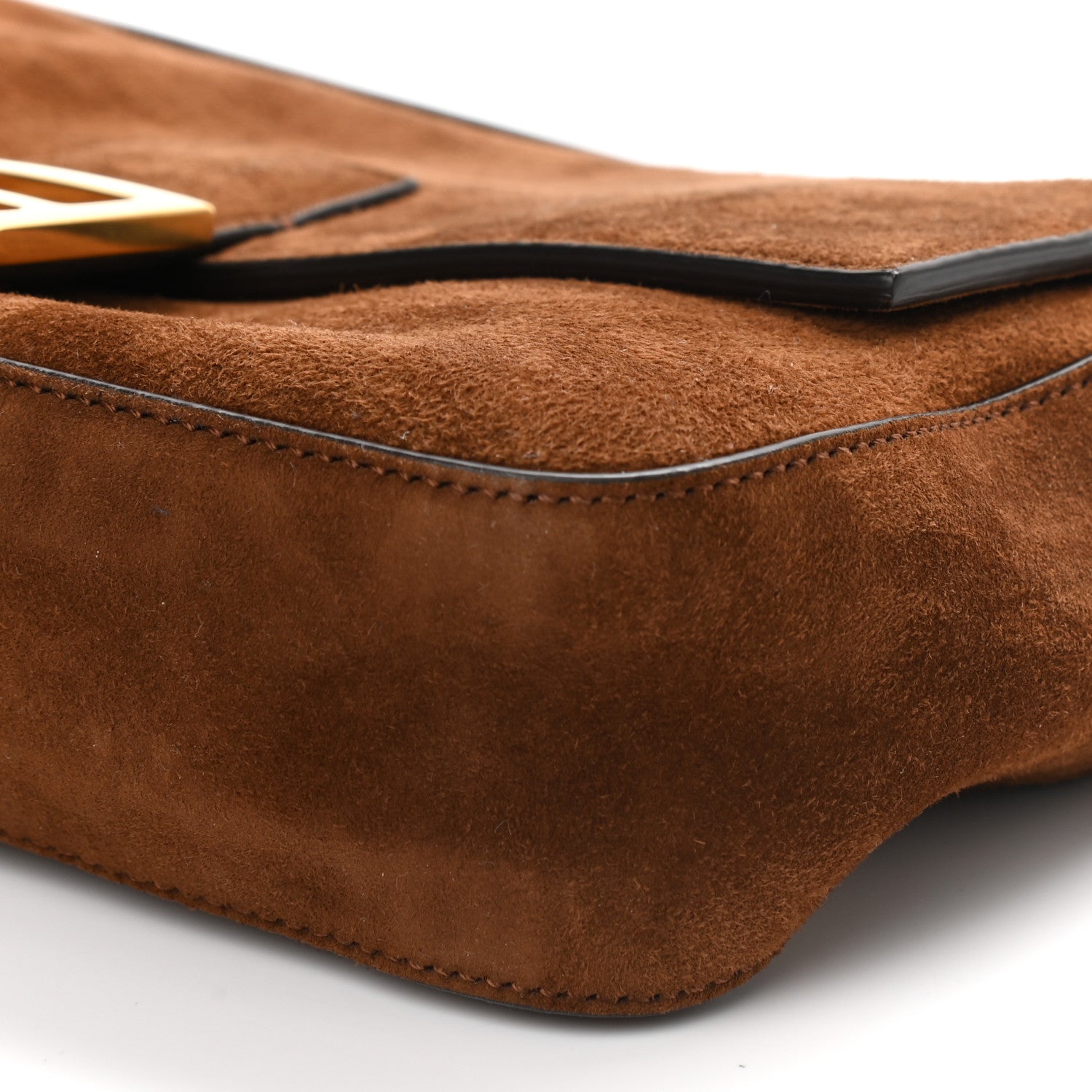 Fendi Chamois Baguette Marrone 11 of 11