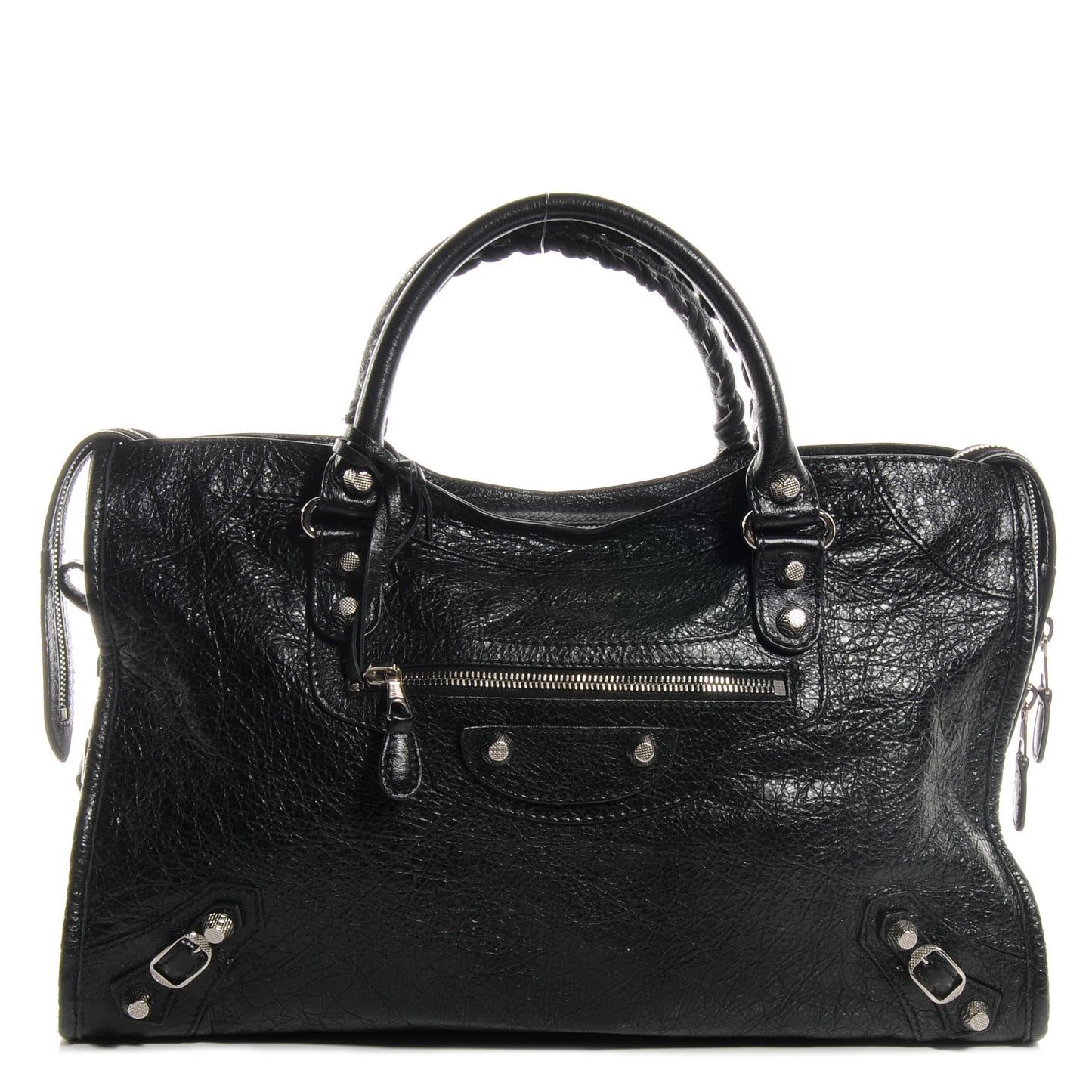 Agneau Giant 12 Silver Hardware City Black