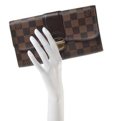 Louis Vuitton Damier Ebene Sistina Wallet 2 of 13