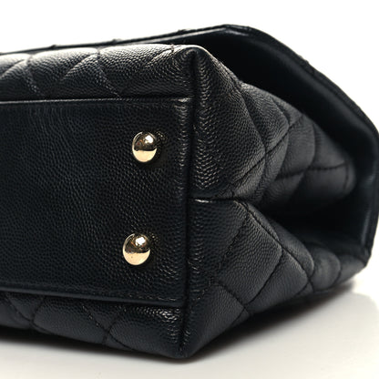 Chanel Caviar Quilted Mini Coco Handle Flap Black 10 of 10