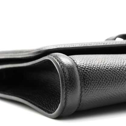 Salvatore Ferragamo Hammered Calfskin Vara Bow Mini Bag Black 8 of 9