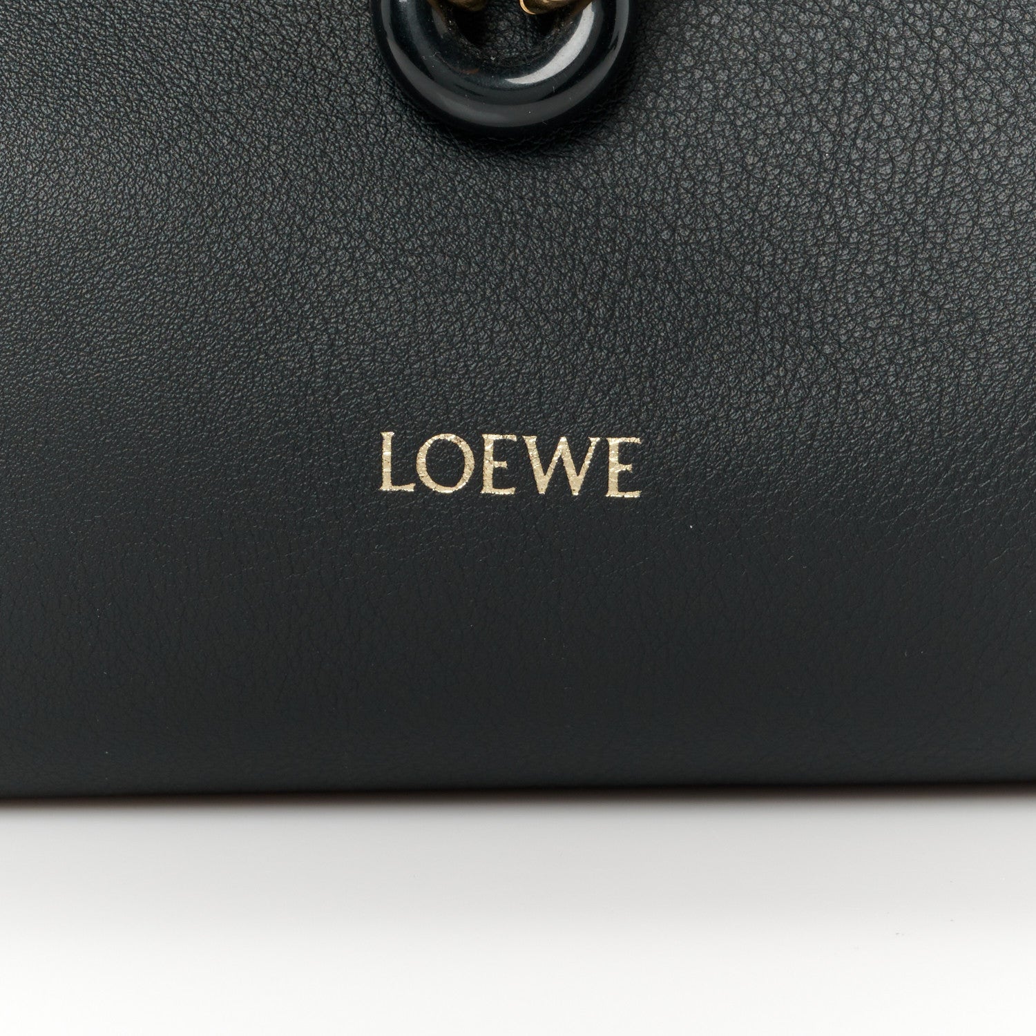 Loewe Nappa Calfskin Mini Flamenco Knot Clutch With Chain Black 8 of 11