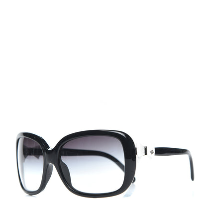 Chanel CC Bow Sunglasses 5171 Black White 1 of 7
