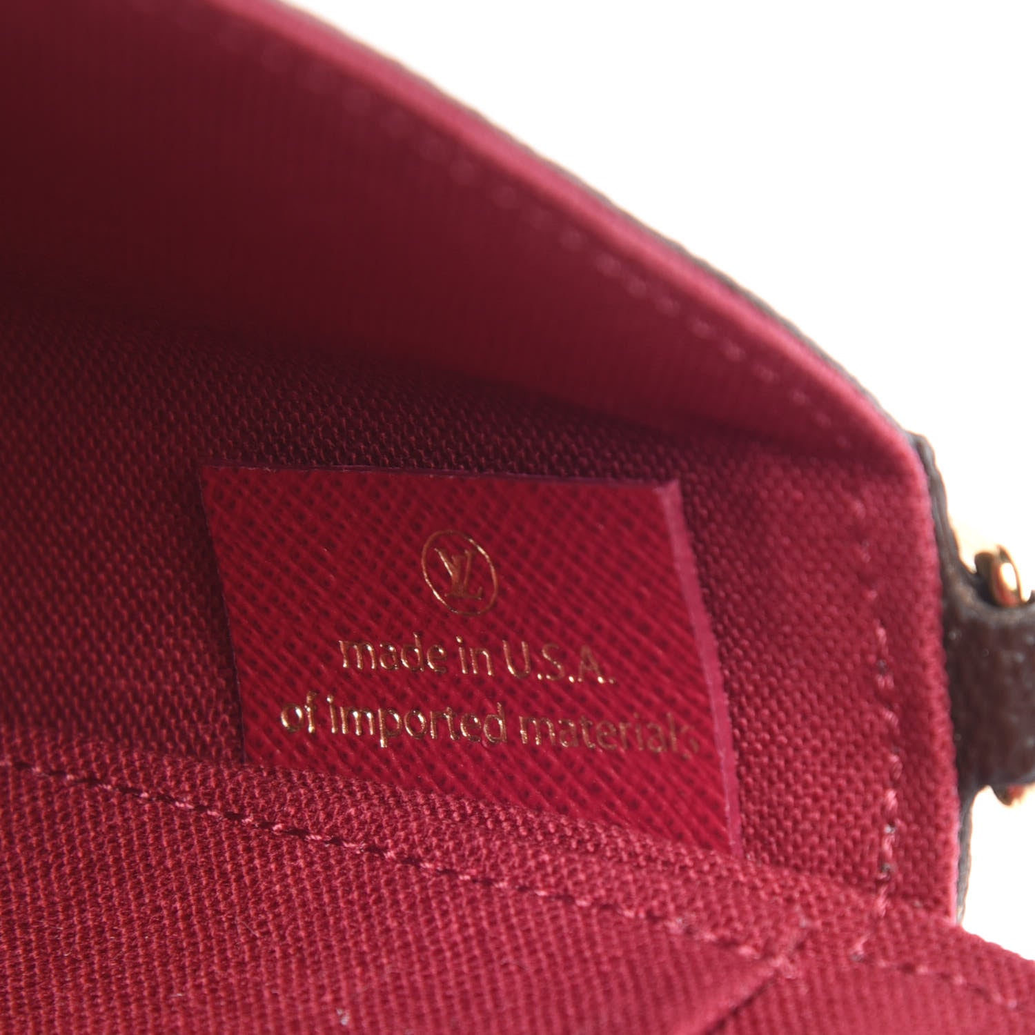 Louis Vuitton Monogram Pochette Felicie Chain Wallet Fuchsia 8 of 13