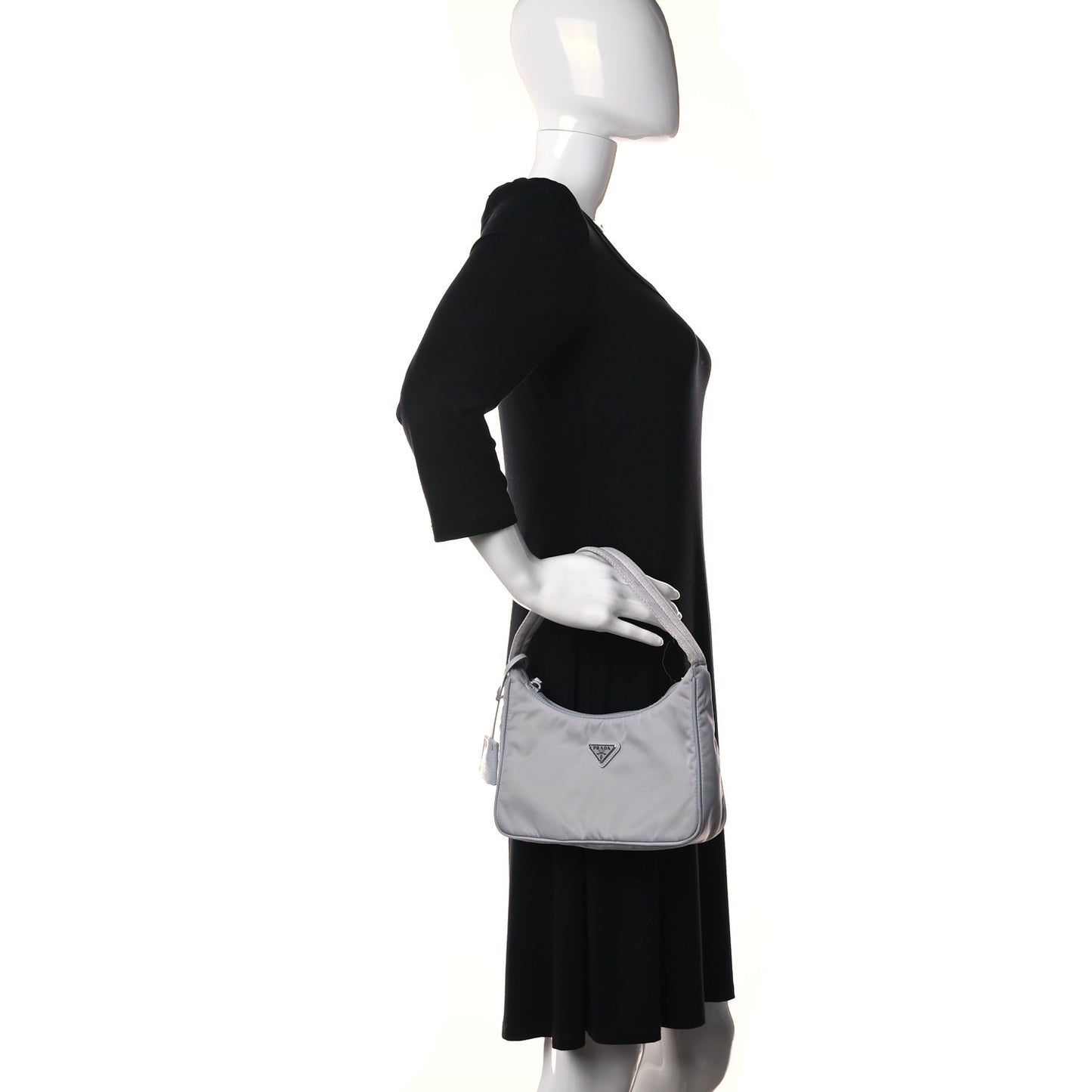 Tessuto Nylon Mini Re-Edition 2000 Bag Fiordaliso