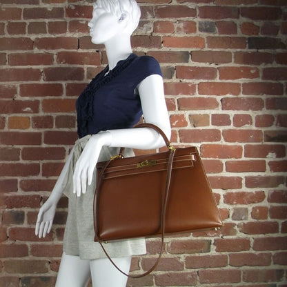 Hermes Epsom Kelly Sellier 35 Gold 2 of 11