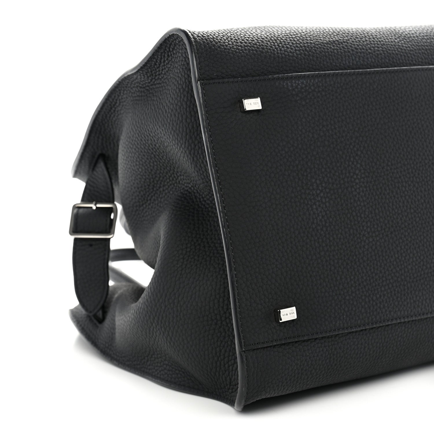 The Row Matte Grained Calfskin Soft Margaux 15 Black 7 of 8