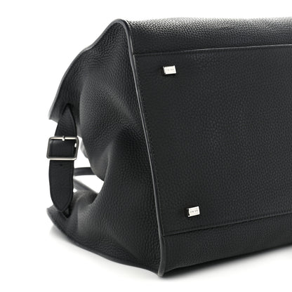 The Row Matte Grained Calfskin Soft Margaux 15 Black 7 of 8