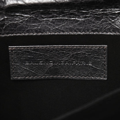 Balenciaga Agneau Classic Hardware Envelope Clutch Gris Hematite 6 of 10