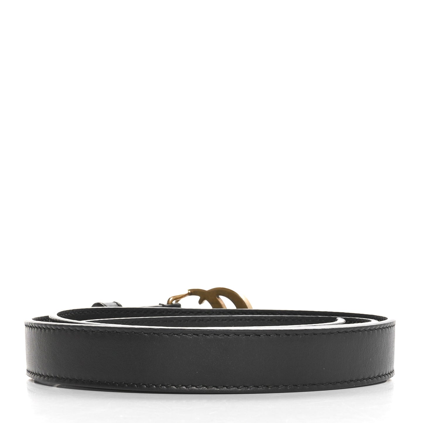 Calfskin Double G 20mm Belt 85 34 Black