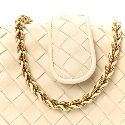 Bottega Veneta Nappa Intrecciato Teen The Lauren 1980 Clutch With Chain String 7 of 9