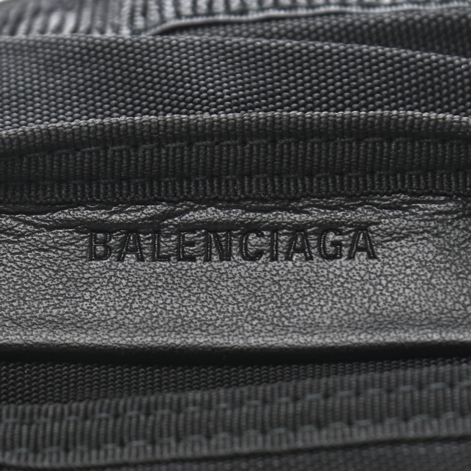 Balenciaga Nylon Logo Explorer Coin Wallet Black 6 of 8
