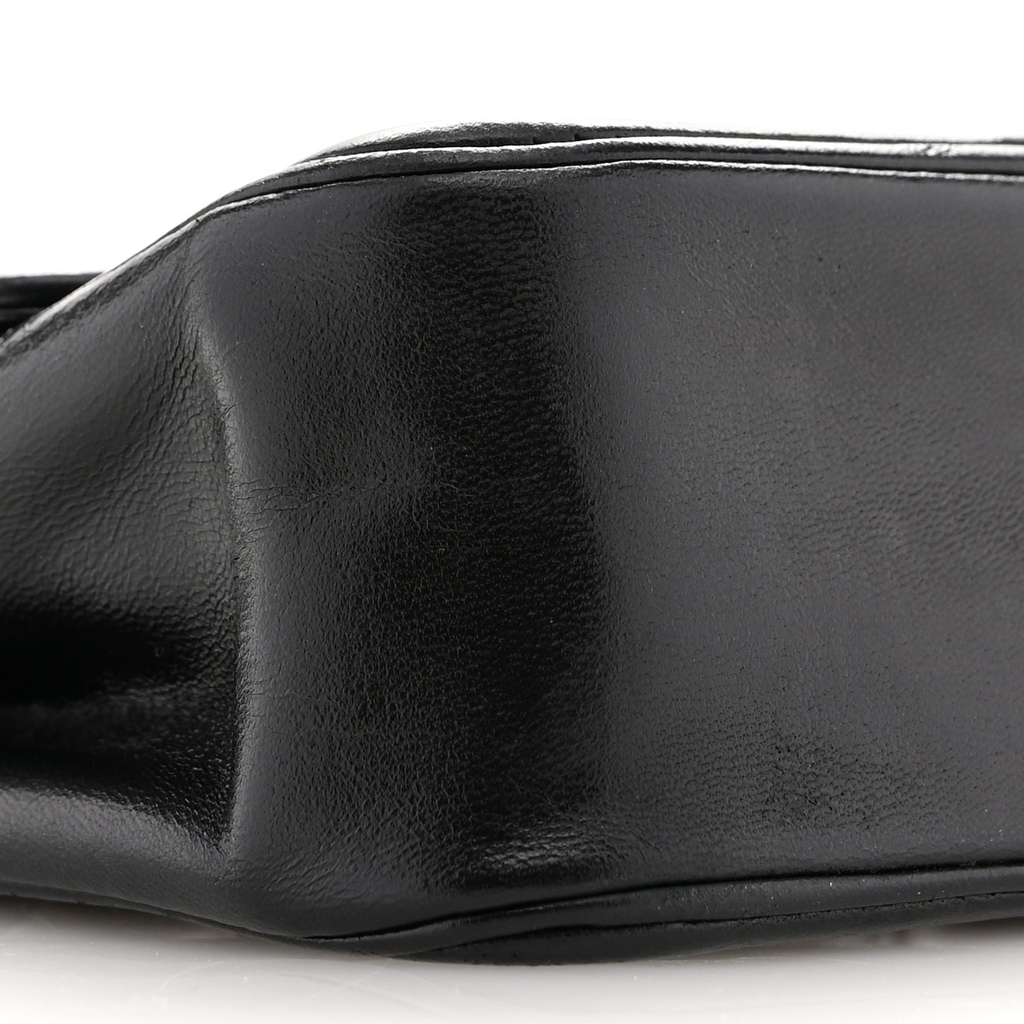 Lambskin Chevron Quilted Small Single Flap Black