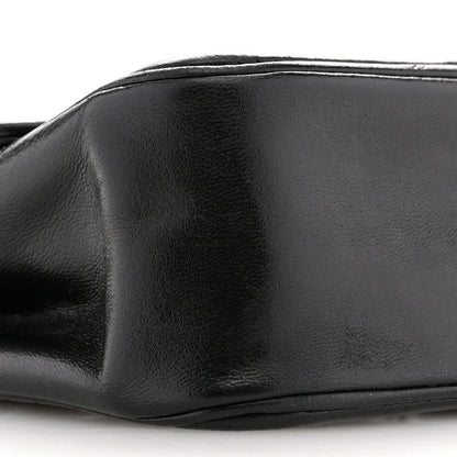 Chanel Lambskin Chevron Quilted Small Single Flap Black 9 of 12