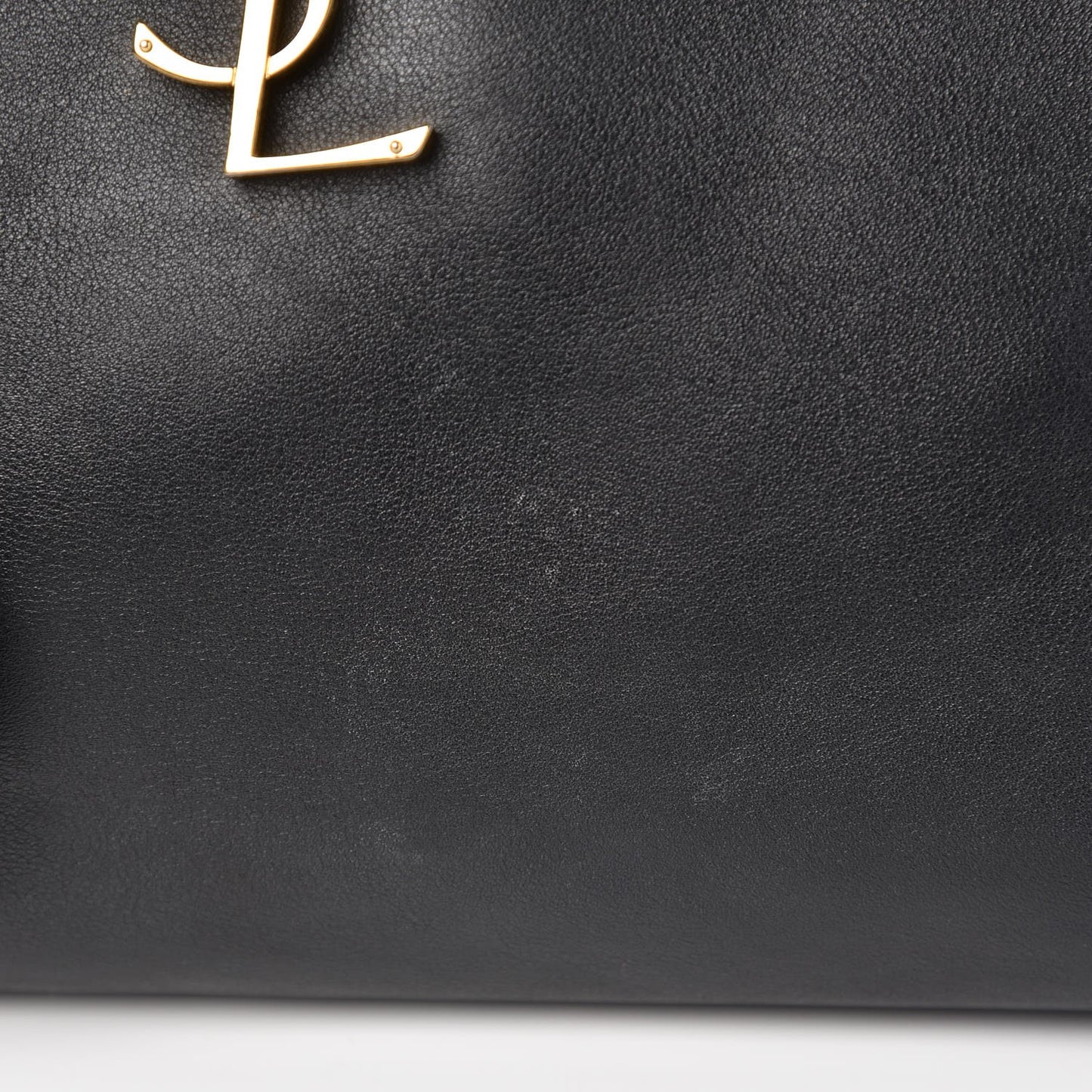 Smooth Calfskin Small Monogram Cabas Black