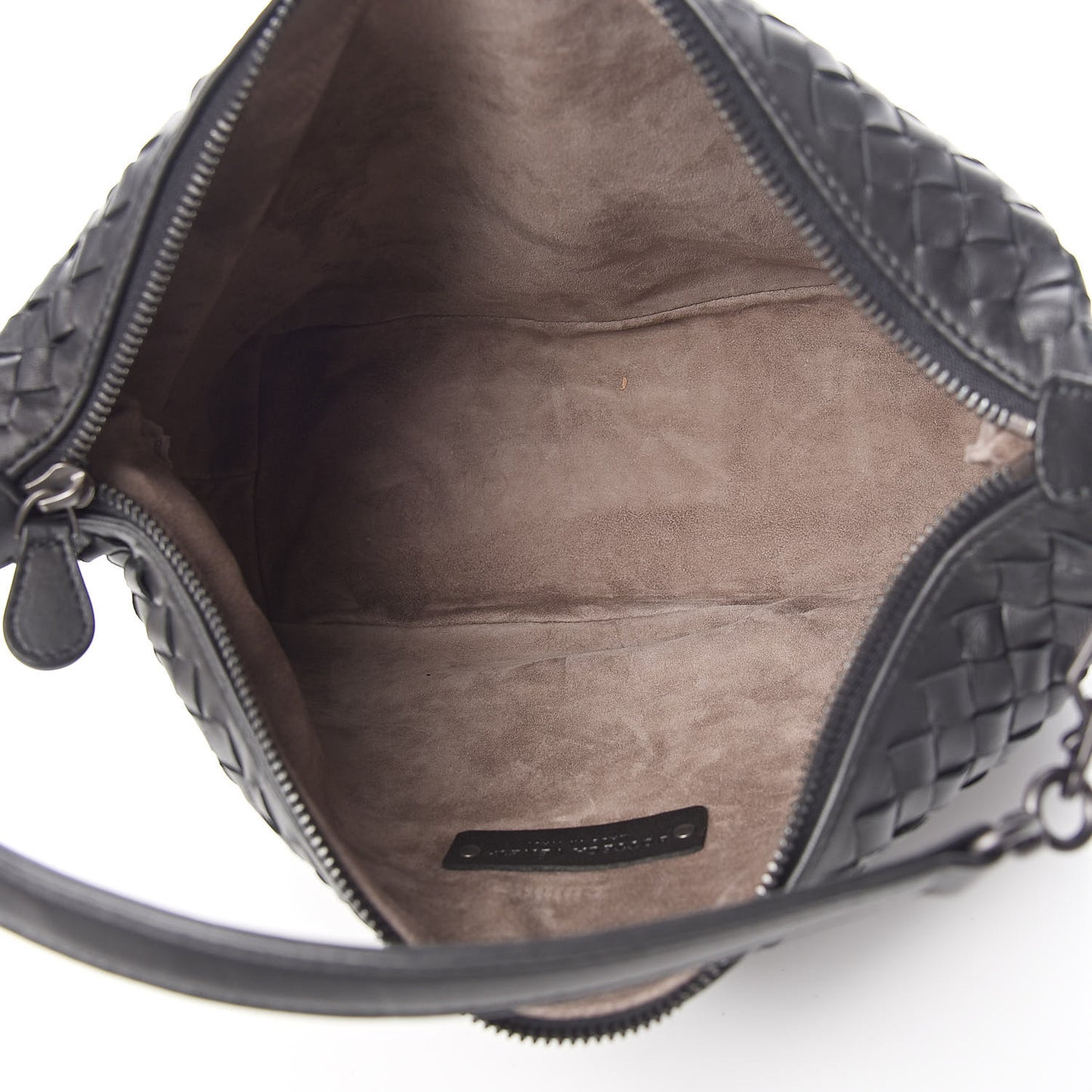Nappa Intrecciato Small Shoulder Bag Black