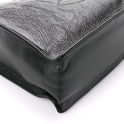 Chanel Shiny Aged Calfskin Shopping Bag Black 9 of 10