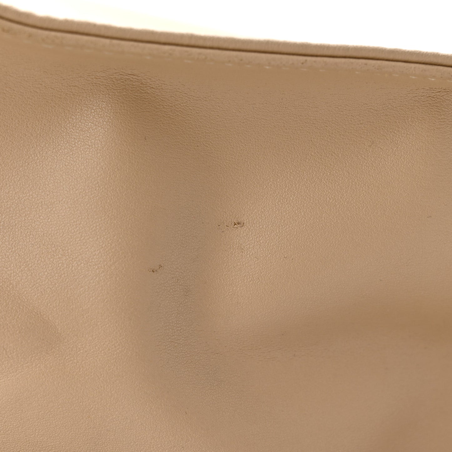 Vegan Leather Medium Shopping Bag Cream
