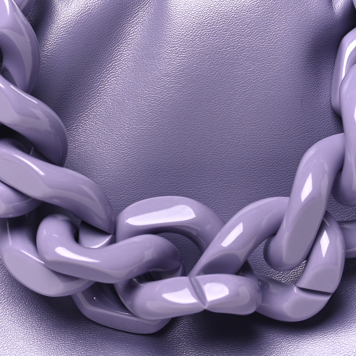 Eco Alter Nappa Small Frayme Puffer Shoulder Bag Grape