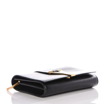Saint Laurent Calfskin Classic Y Ligne Chain Wallet Black 3 of 11