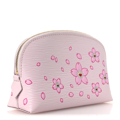Louis Vuitton LV X TM Epi Cherry Blossom Cosmetic Pouch Pink 3 of 9