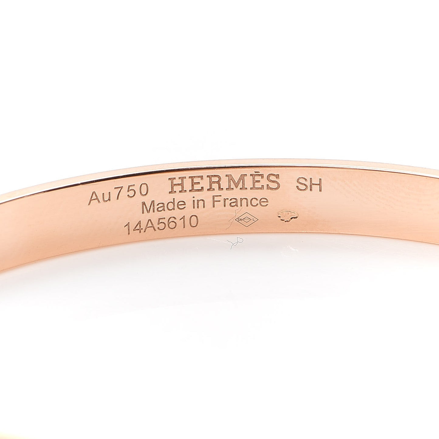 18K Rose Gold Diamond PM Kelly Bracelet SH