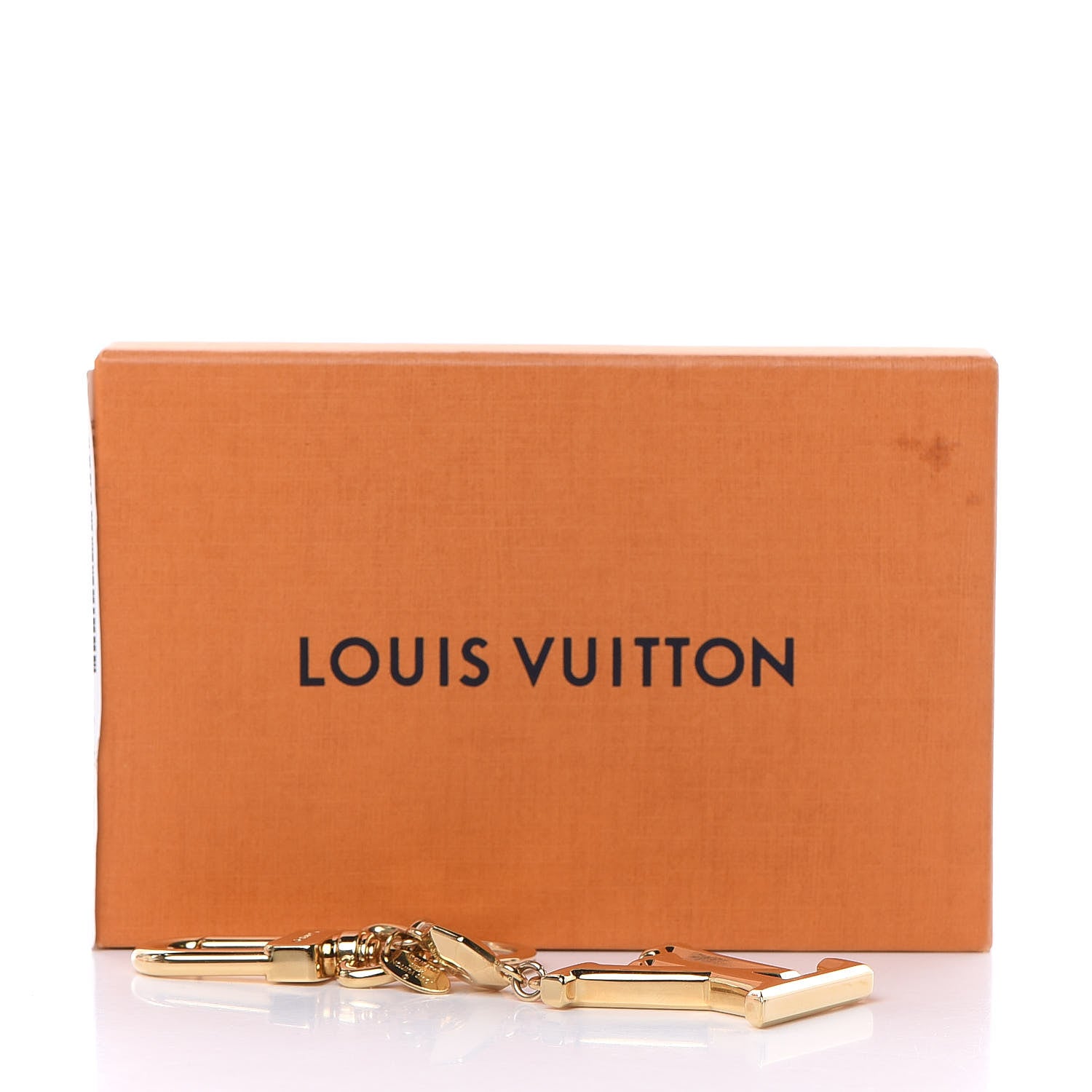 Louis Vuitton LV Facettes Bag Charm Key Holder Gold 4 of 4