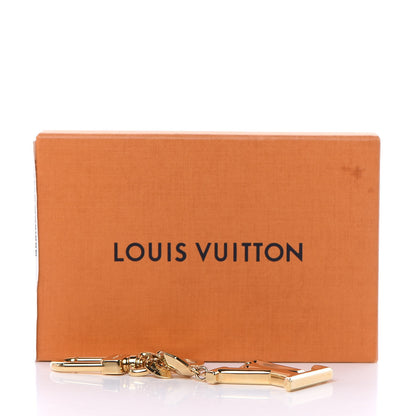 Louis Vuitton LV Facettes Bag Charm Key Holder Gold 4 of 4