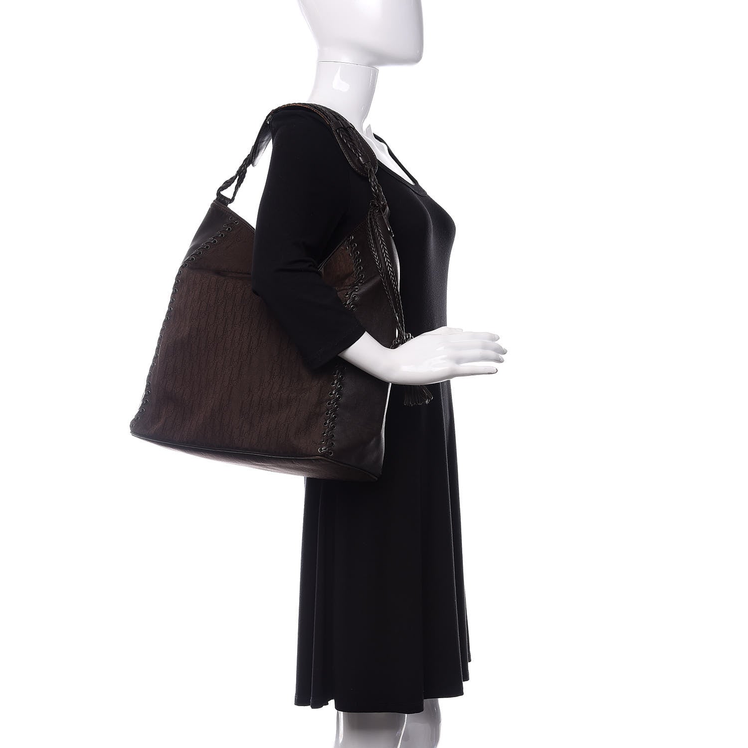 Christian Dior Monogram Ethnic Hobo Brown 2 of 9