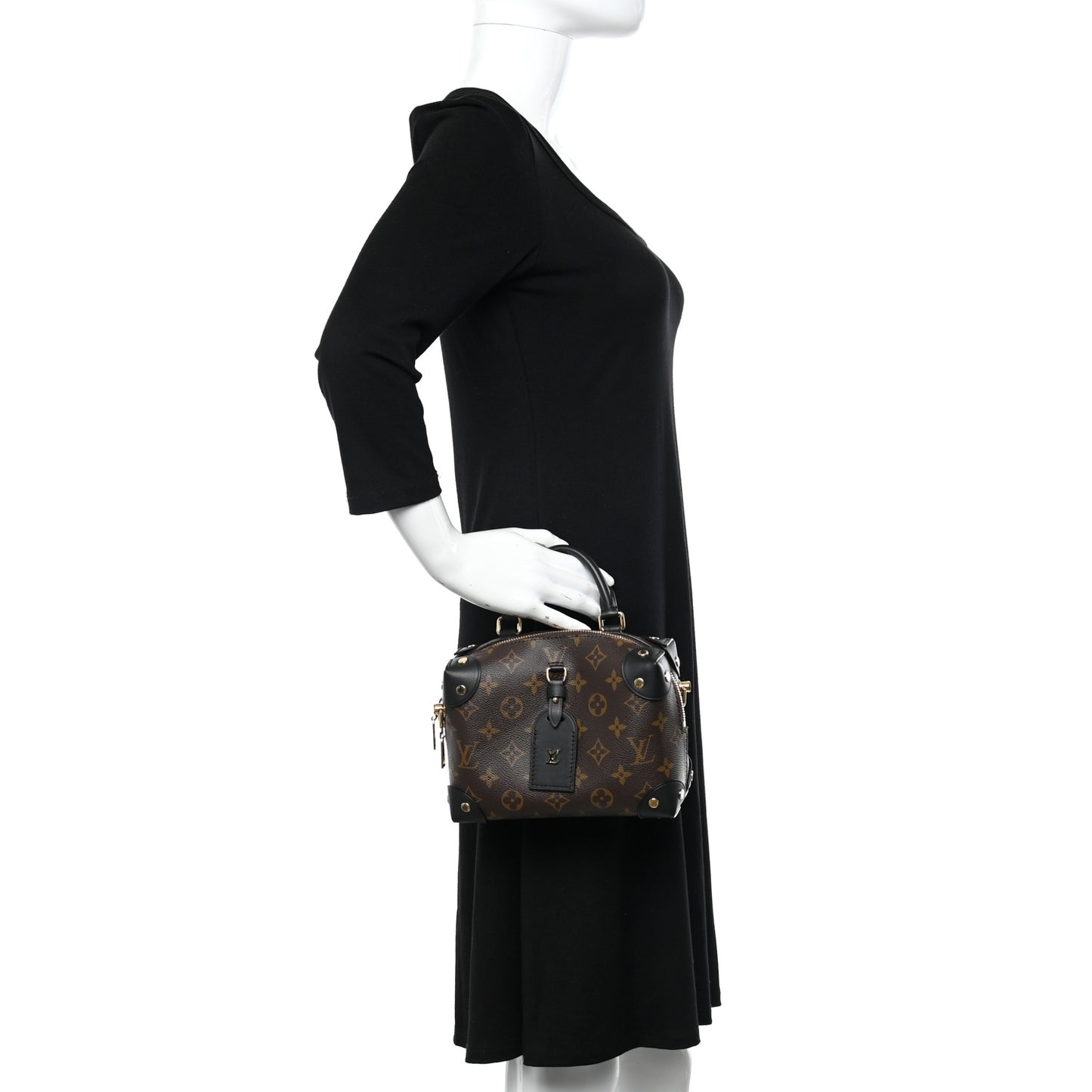 Monogram Petite Malle Souple Black