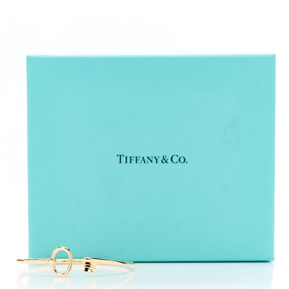 Tiffany 18K Yellow Gold Keys Wire Bracelet 6 of 6