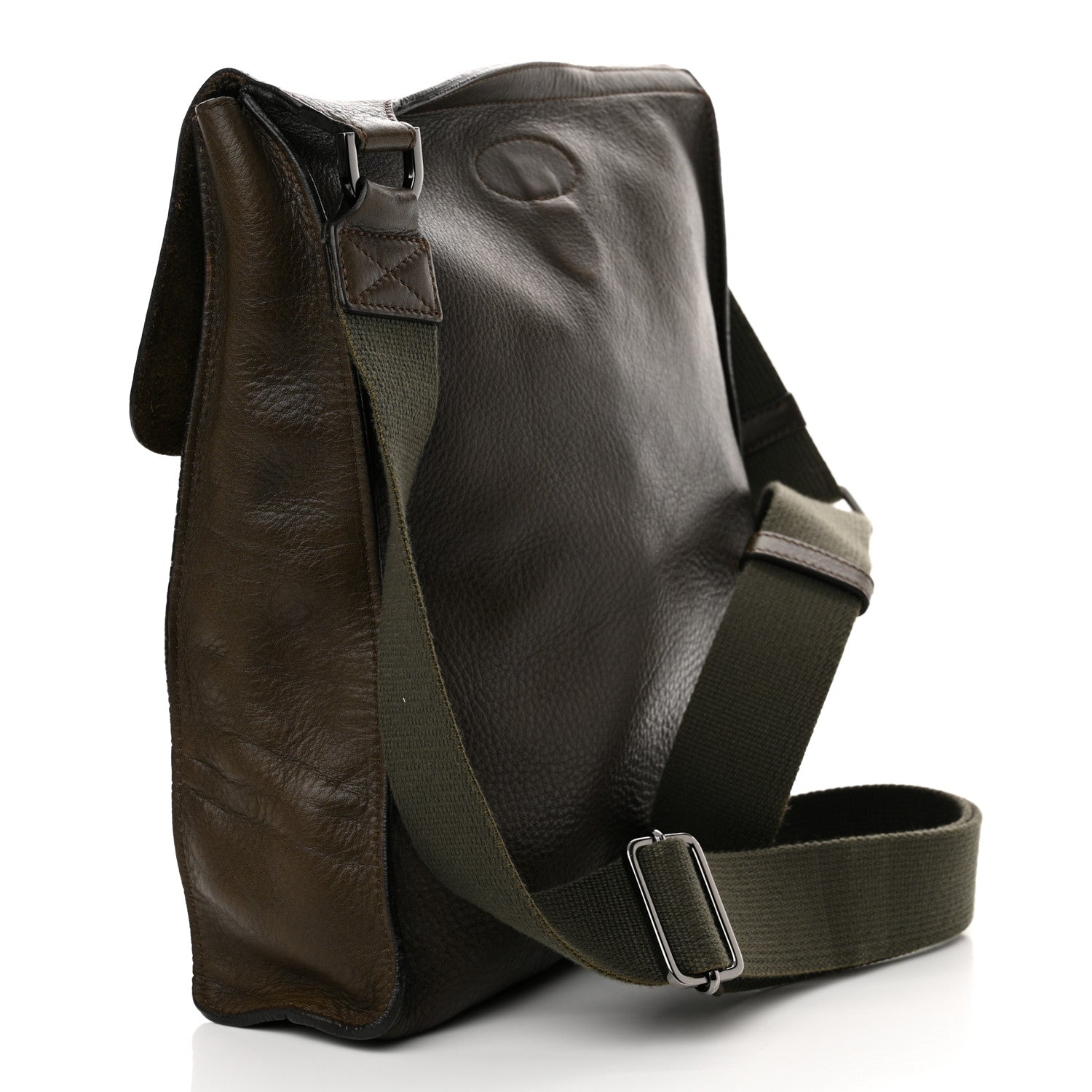 Mulberry Natural Grain Calfskin Antony Messenger Crossbody Green 3 of 11