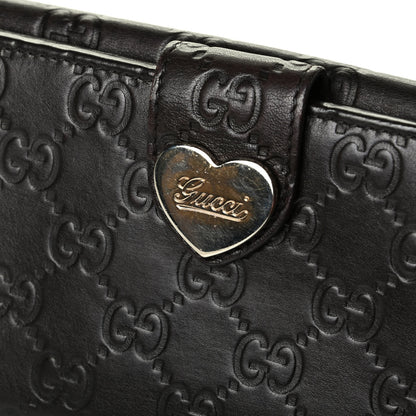 Gucci Guccissima Heart Continental Wallet Dark Brown 10 of 12