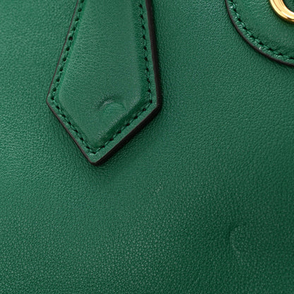 Gucci Wonka Grain Calfskin Small Diana Tote Bag Green Yellow Fluo 11 of 12